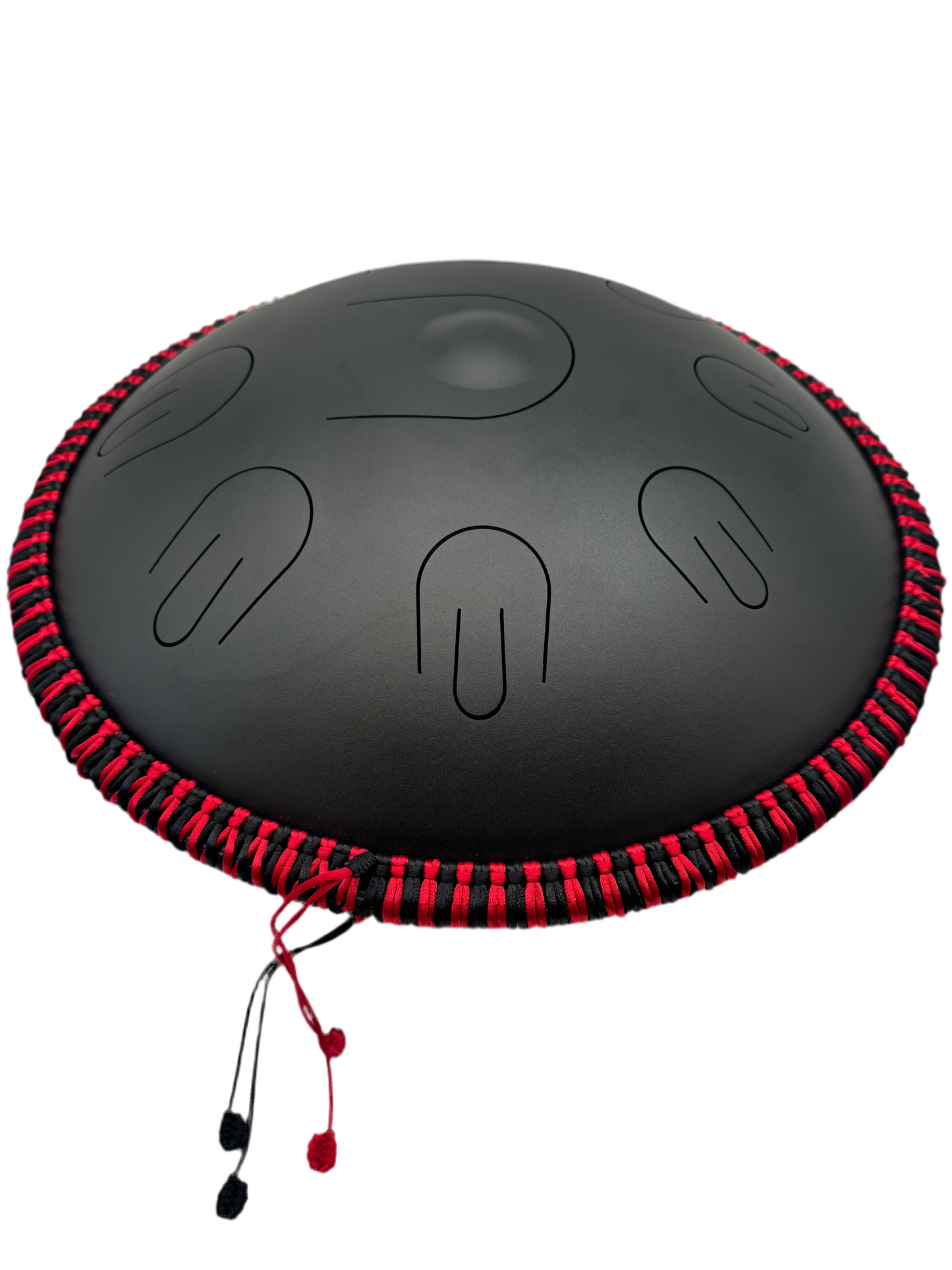 Handpan Drum 9 Note D Minor 35.6cm -  Steel Tongue Drum - BLACK